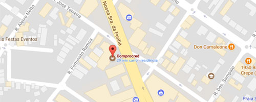 mapa Comprocred